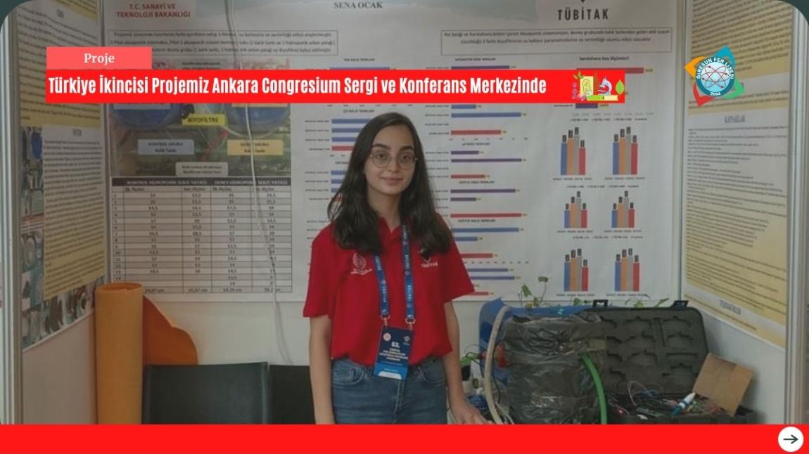 Türkiye İkincisi Projemiz Ankara Congresium Sergi ve Konferans Merkezinde