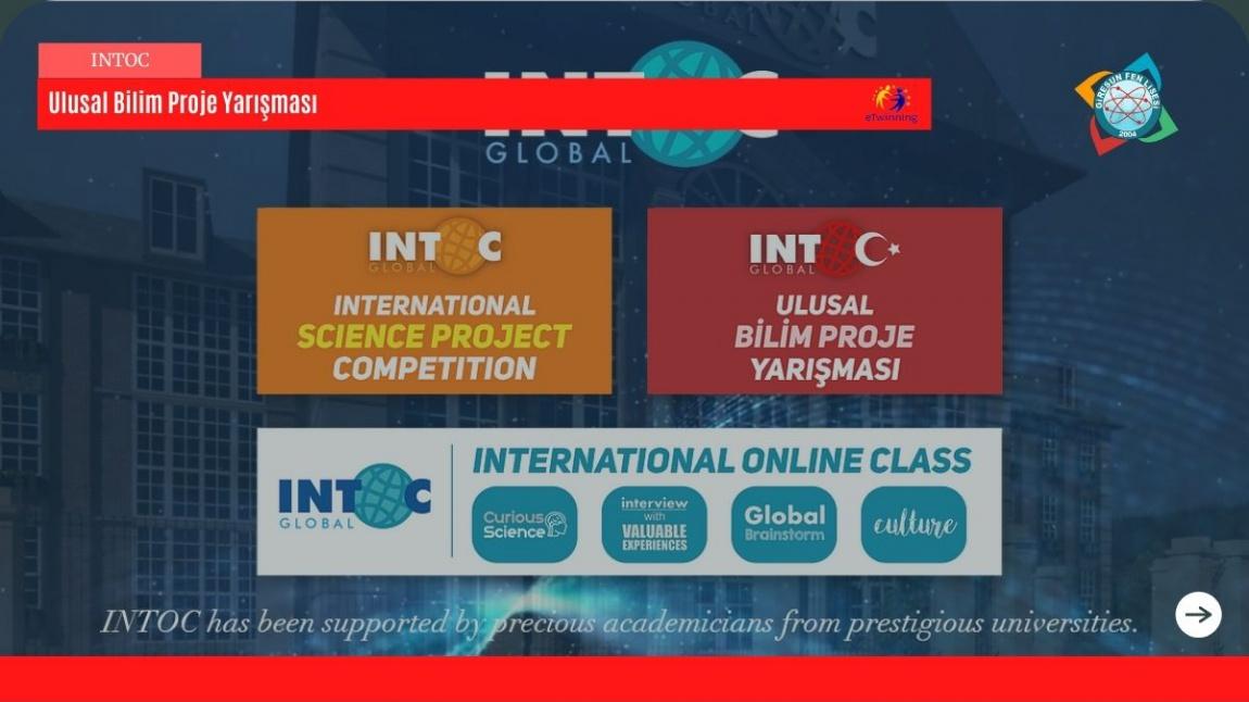 INTOC GLOBAL Ulusal Bilim Proje Yarışması'nda 9 Projemiz Finalist